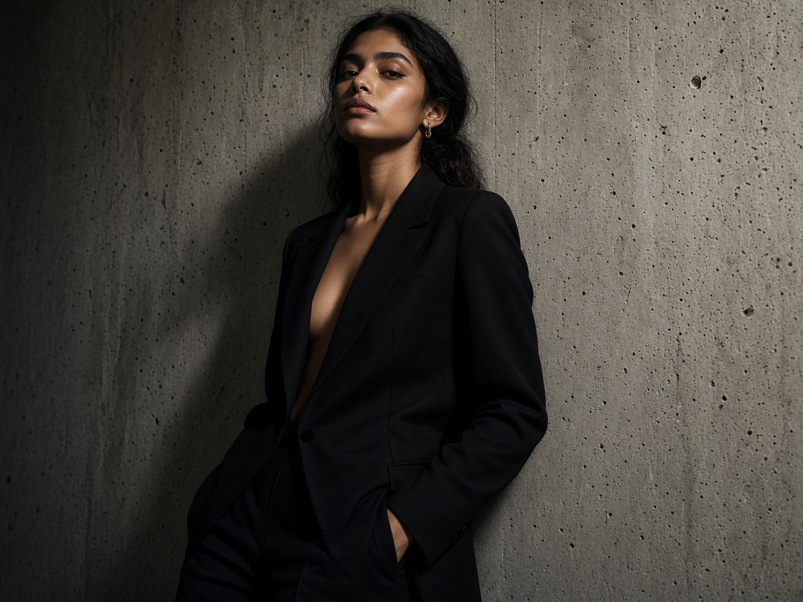 Editorial model portfolio photograph